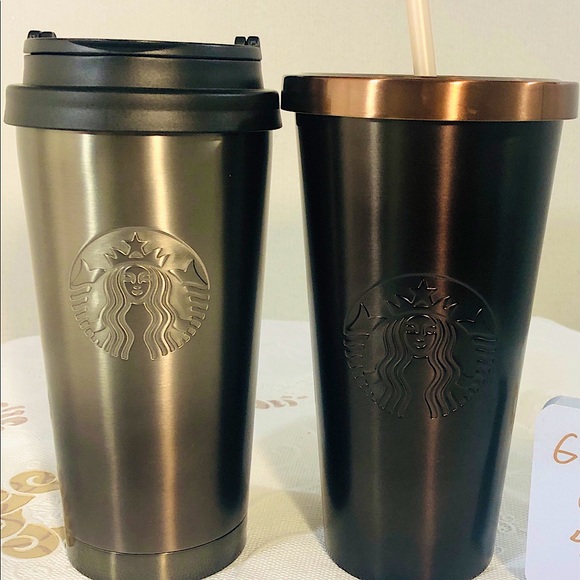 Starbucks SS tumbler and cold cup